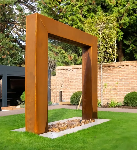 Corten Steel Fountain
