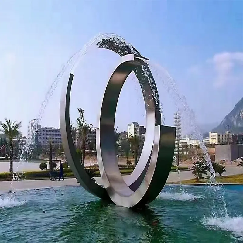 Stainless Steel Fountain Sculpture Compamy