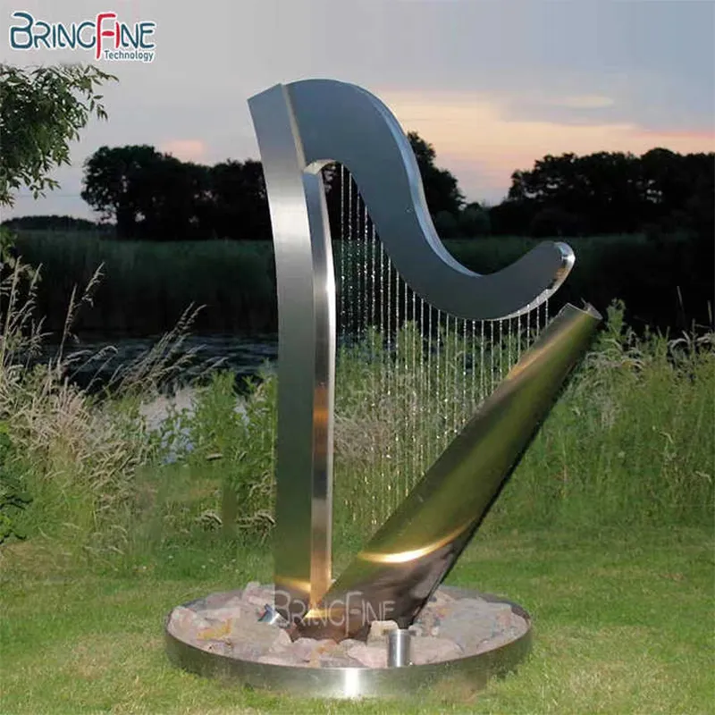 Stainless Steel Fountain Sculpture Factory