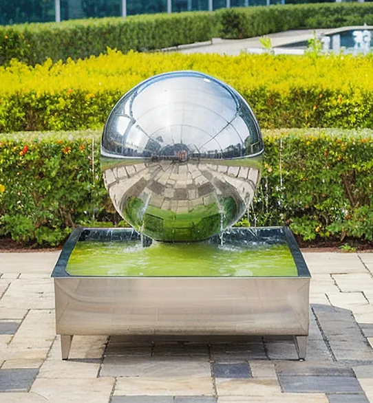 Stainless Steel Sphere Fountain
