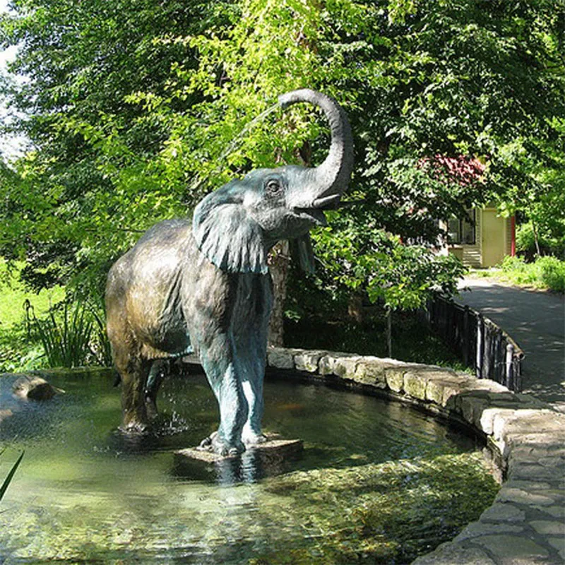 Bronze Elephant Fountain Factory