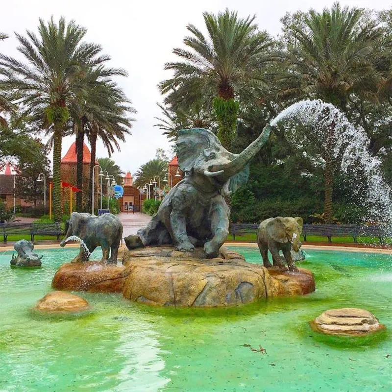 Bronze Elephant Fountain Supplier