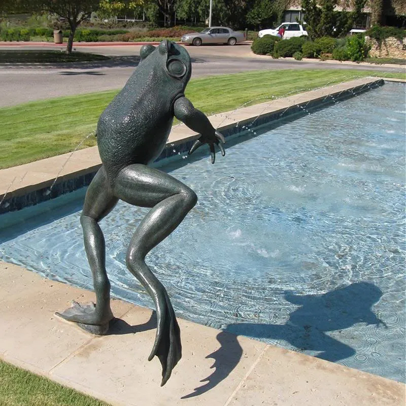 Bronze Frog Fountain For Factory