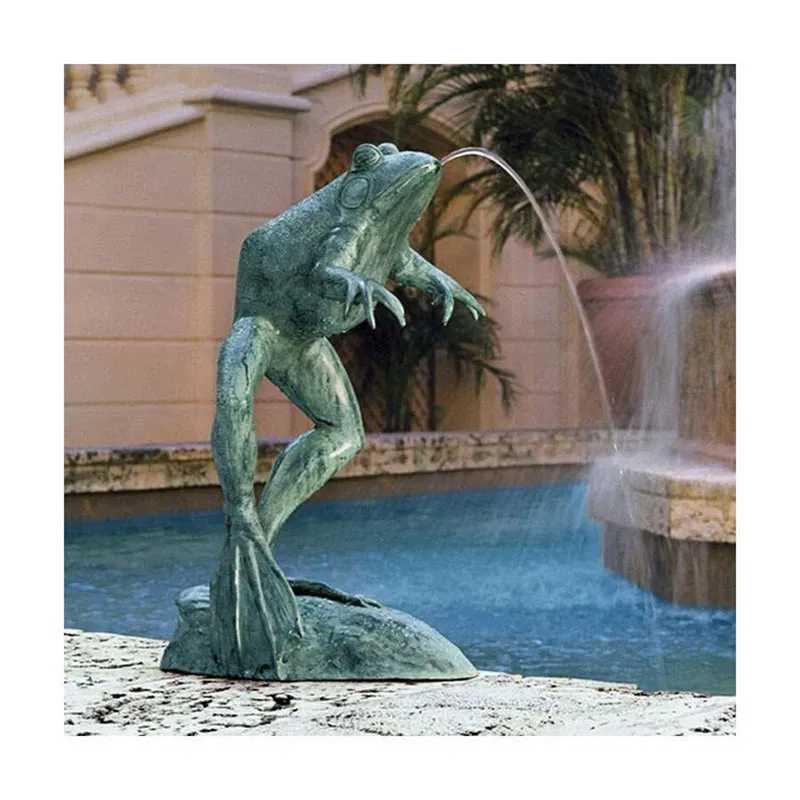 Bronze Frog Fountain For Sale