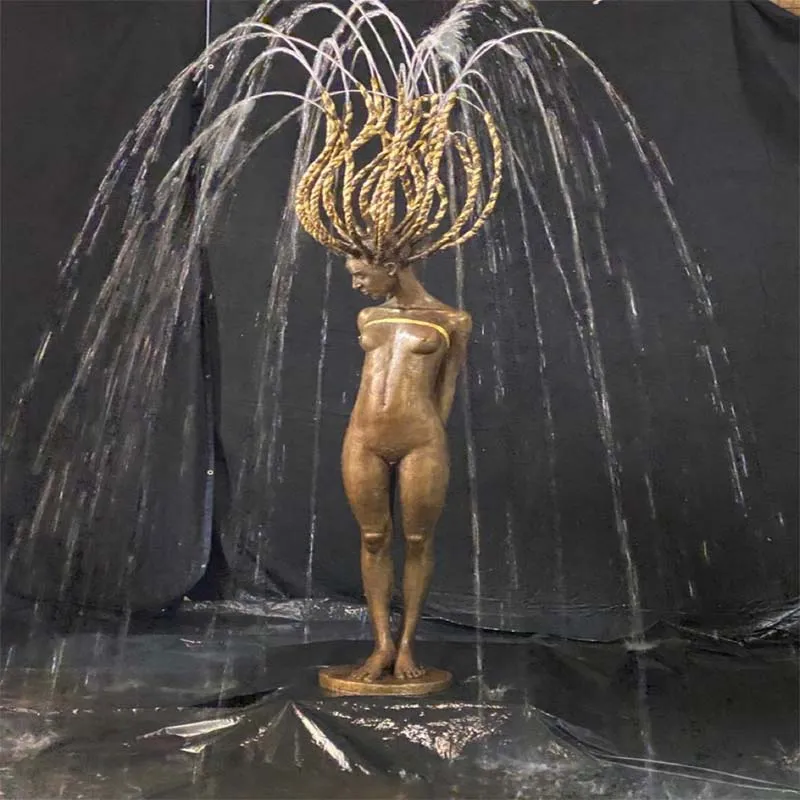 Bronze Lady Water Fountain China