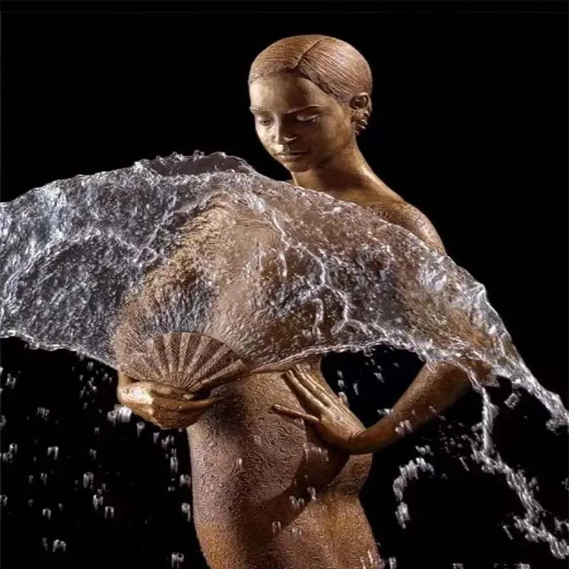 Bronze Lady Water Fountain For China