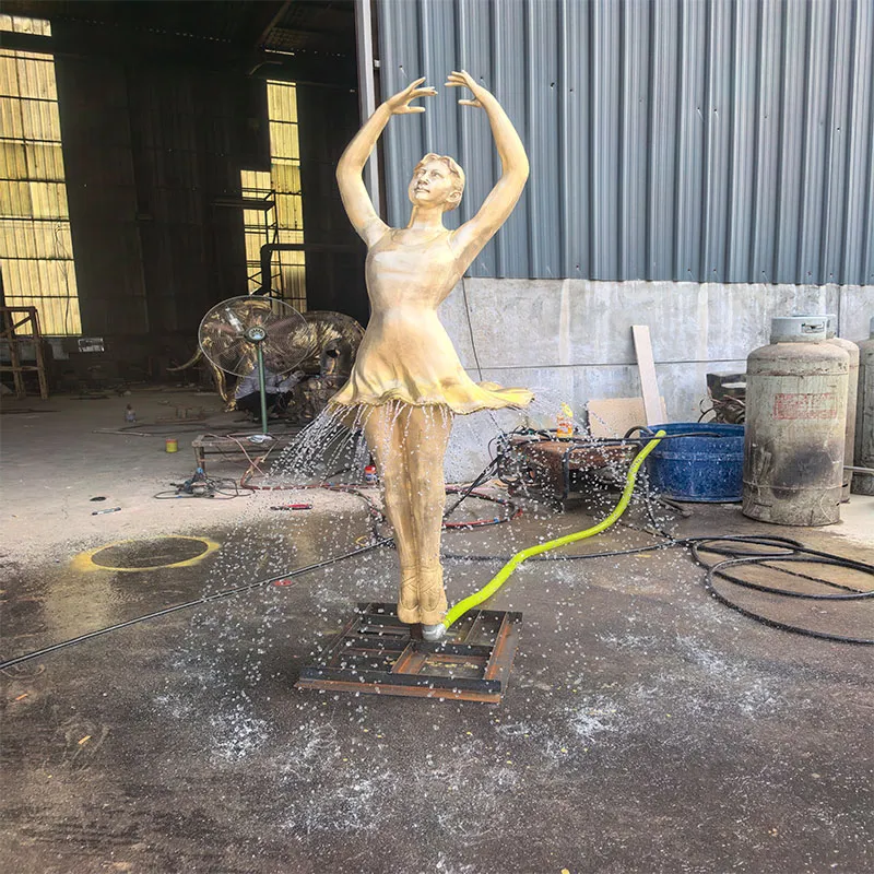Bronze Woman Fountain Statue For Sale