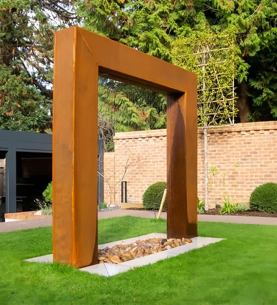 Corten Steel Fountain