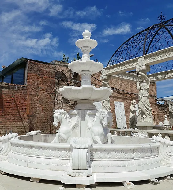 Marble Animal Fountain
