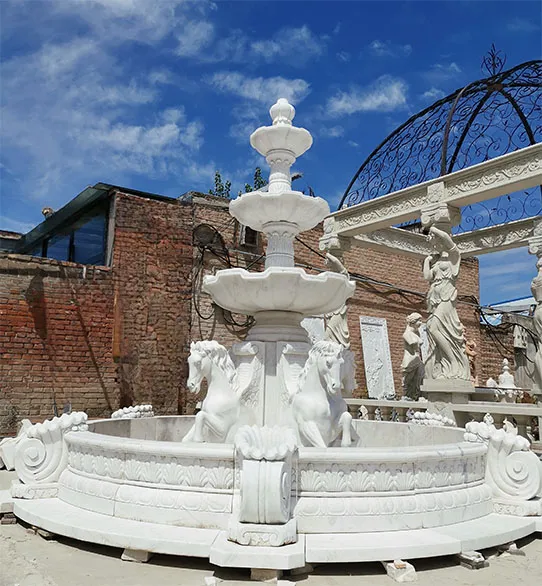 Marble Horse Fountain